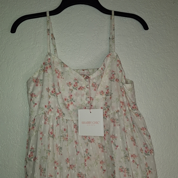 NWT Shabby Chic Floral Print Maxi Summer Dress Small - Picture 4 of 11